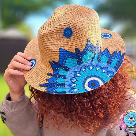 Mandala Hat Turkish Eye main image 9